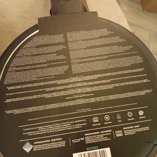 Nonstick frying pans set of 3, including grill pan