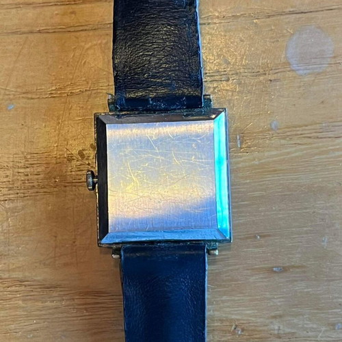 Restell Cal 5111 watch used, square with curved crystal