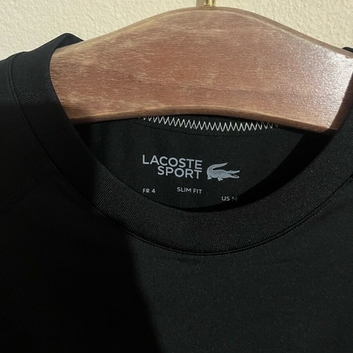 Lacoste Sport black shirt size M like new, worn twice