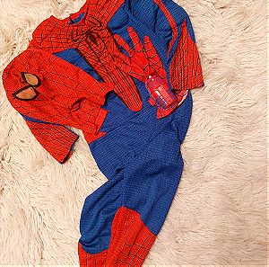 Στολή Spiderman ηλίκιας 5 -7 χρονών  με έξτρα το γαντάκι Τελική τιμή πακέτου 20€