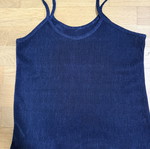 Blue medium tank top