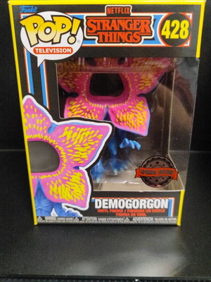 Funko Pop Stranger Things 428 Demogorgon Blacklight Special Edition like new