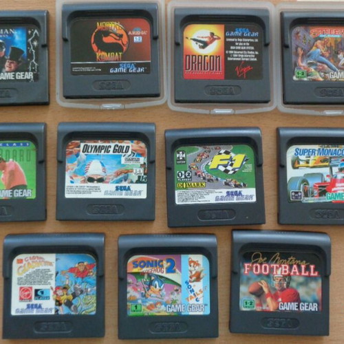 Sega Game Gear games collection