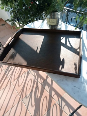 Wooden traditional tray new, simple, for multiple uses
