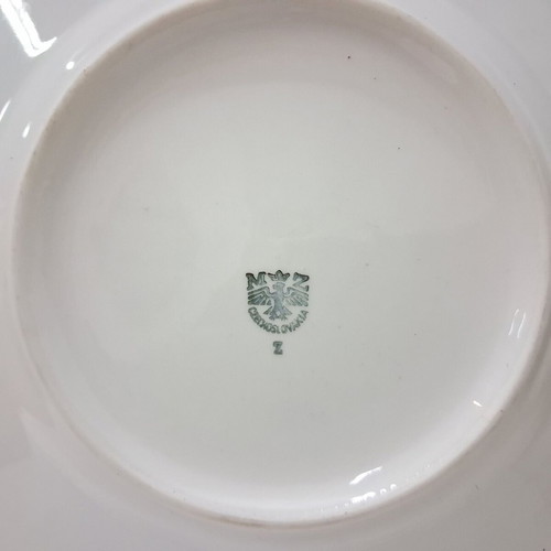 MZ Czechoslovakia Porcelain Plate Praha New, 20 cm in Original Box