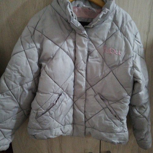 Children's jacket silver, like new, size 7-8 years