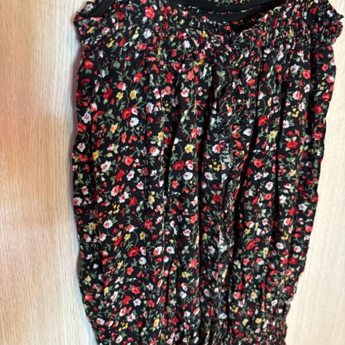 Women's one-piece used multicolor with elastic waist and legs