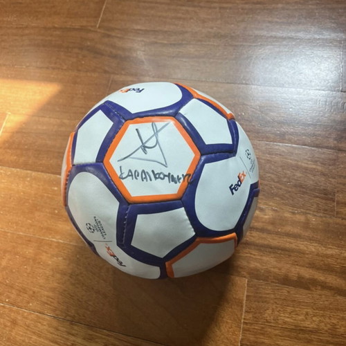 Collectible authentic signed football by Karagounis new