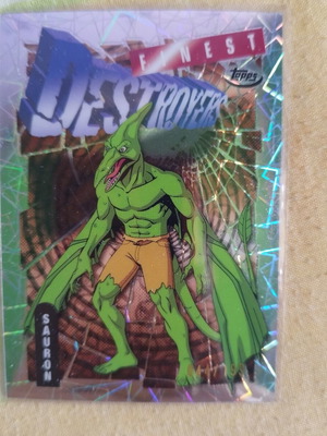 Topps Finest X-Men 97 Destroyers Sauron Lazer αριθμημένη κάρτα