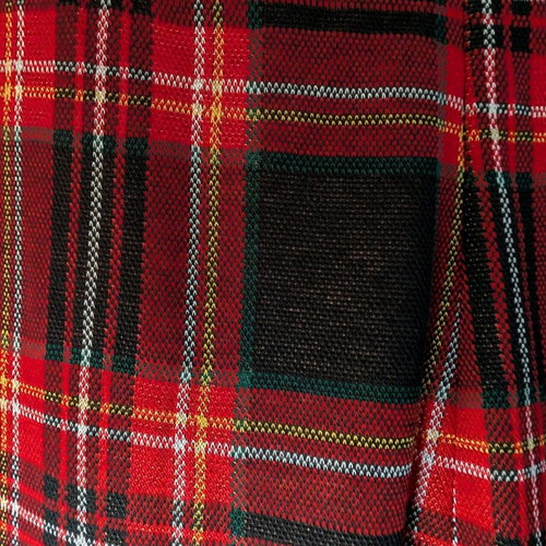 Vintage 00s midi tartan dress red with straps like new
