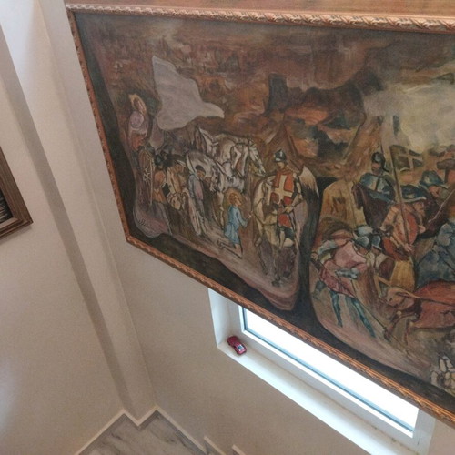 Oil painting on canvas new, signed by artist Metaxa.e