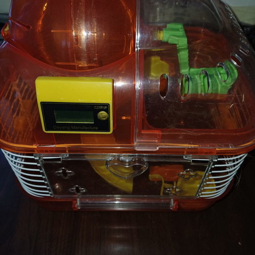 Hamster cage like new with accessories and spare parts
