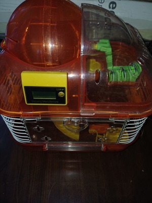 Hamster cage like new with accessories and spare parts