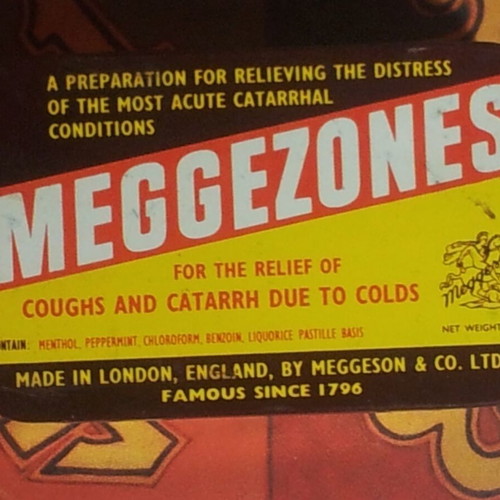 Meggezones box used, British