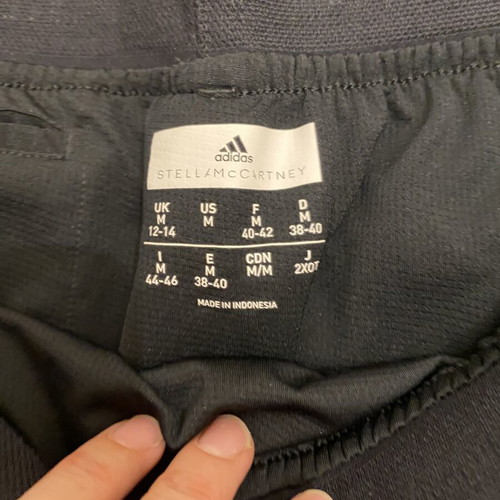 Adidas Stella McCartney running shorts size M like new, black