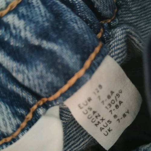 H&M jeans like new, size 128, blue