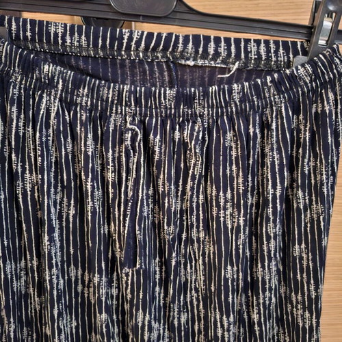 Women's pants like new, blue and white, size M