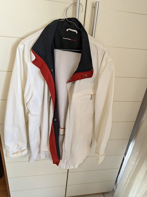 Windbreaker jacket women's used, size L, white