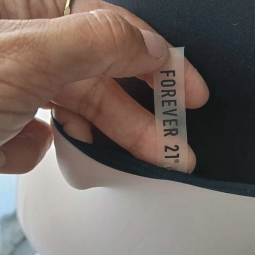 Forever 21 swimsuit M/L nude and black, like new