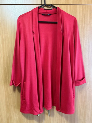 Red jacket with pockets like new