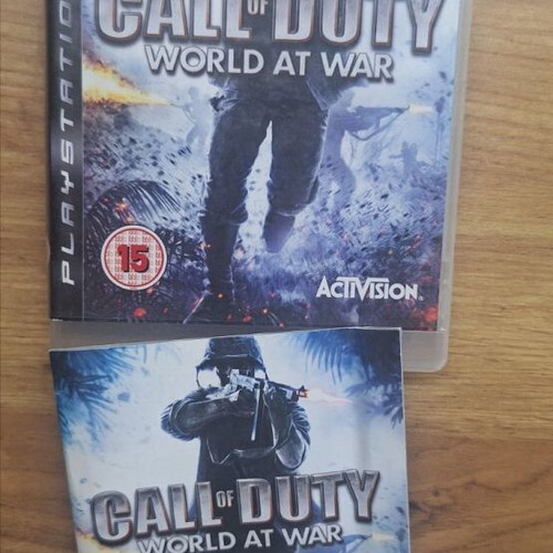 Call of Duty World at War game for PlayStation 3 like new