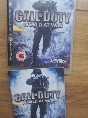 Call of Duty World at War game for PlayStation 3 like new