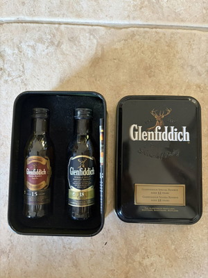 Glenfiddich συλλεκτικό σετ 3x200ml και 6x50ml μπουκάλια, σύνολο 9