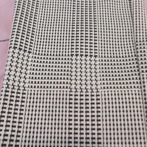 Slim pants black and white, elastic, high waist, like new, size XL