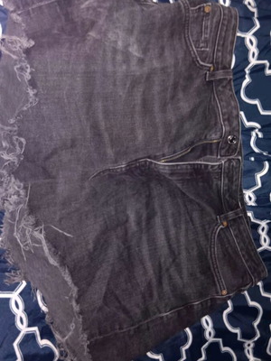 Black mom style shorts Marks & Spencer used, size 18