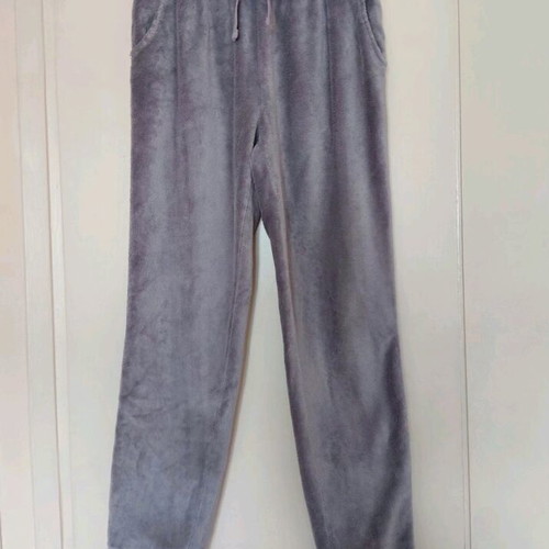 Oysho fleece pajama like new, gray, size XS/S