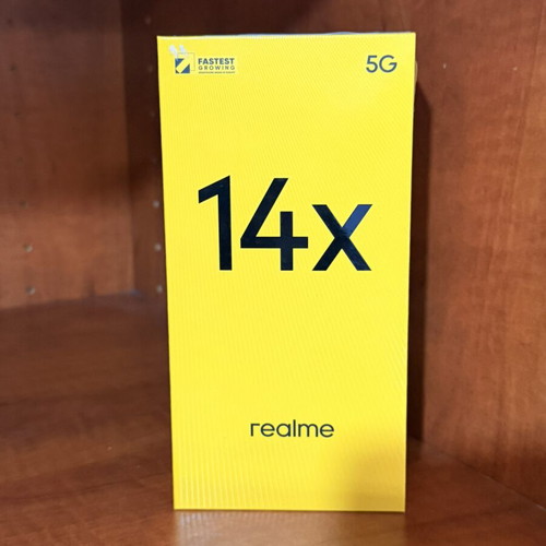 Realme 14x 5G smartphone new, 6GB RAM, 128GB storage, dual SIM