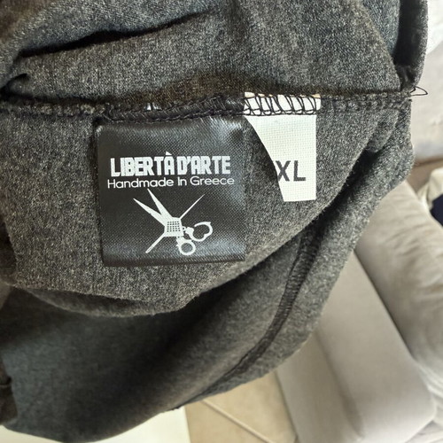 Liberta Darte men's shirt like new, gray, sizes L XL
