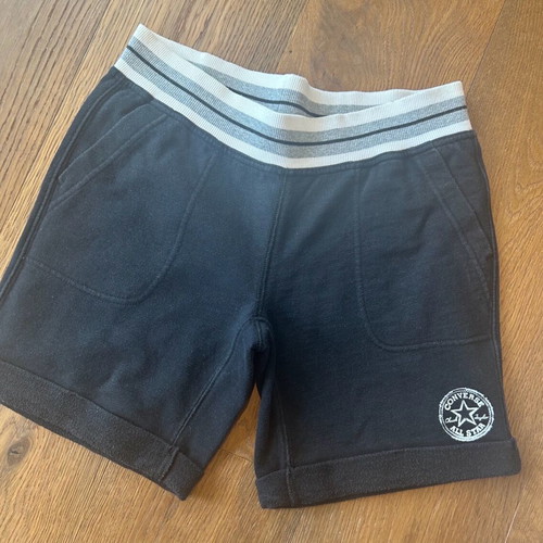 Converse All Star sports fleece shorts Small black like new