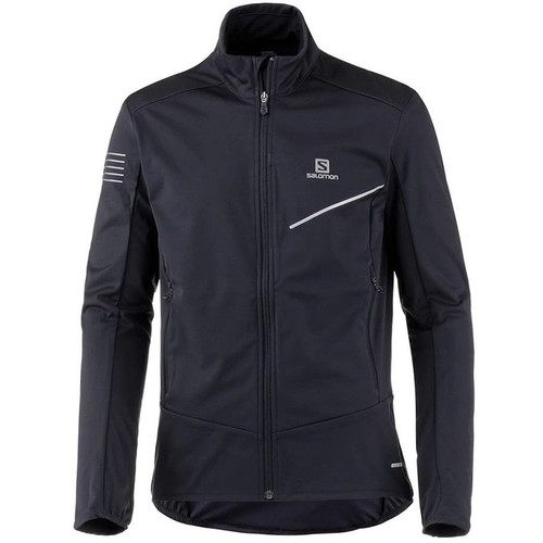 Salomon RS Softshell Jacket 3L AdvancedSkin like new, men's S-M, black