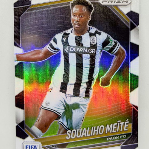 Panini FIFA Prizm 2025/26 Soualiho Meïté Soccer Ball Prizm Parallel SP card new