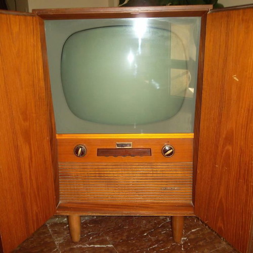 DUX TV του 1955 μεταχειρισμένη ασπρόμαυρη τηλεόραση