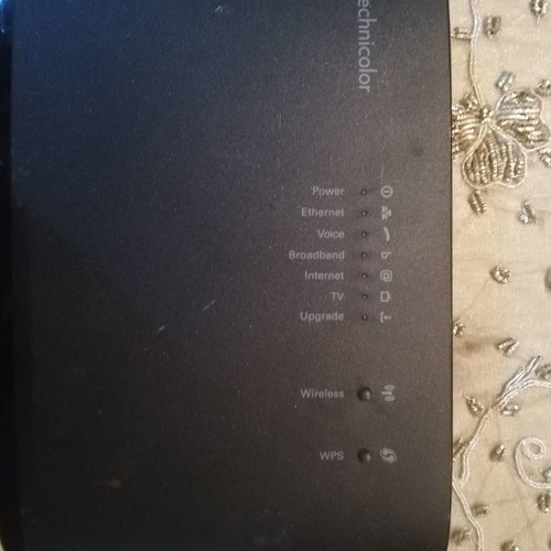 Router used with power supply and cable