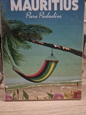 Wooden decorative sign Mauritius like new