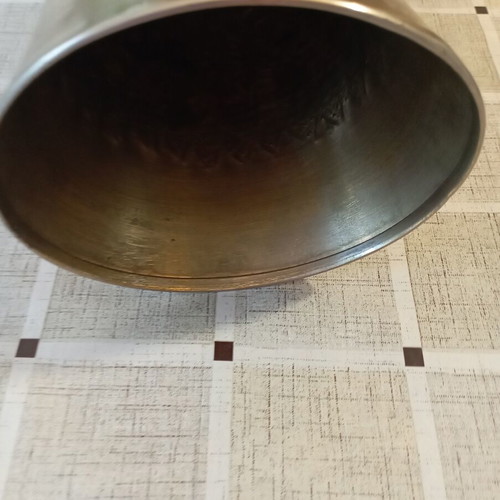 Traditional copper doumbek with embossed designs
