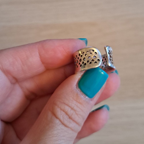 Apriati 925 Silver Ring Size 54 Like New, Minimal Design
