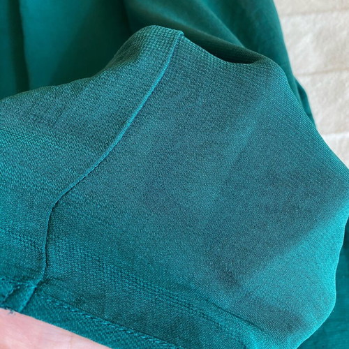 H&M dress deep green size large like new