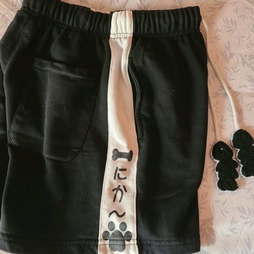cute cotton shorts - cat design -goth lolita - japanese harajuku fashion kawaii