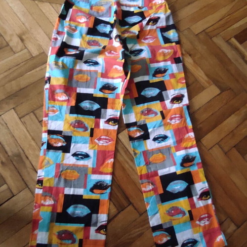 Apart lips pants used, colorful, size XS