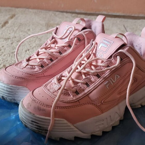 Fila women's sports shoes size 38, pink