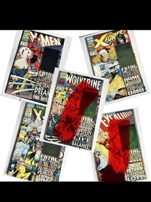 X-Men Fatal Attractions σετ 3 τευχών σαν καινούργιο