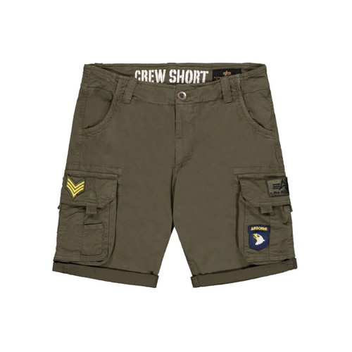 Alpha Industries Crew Cargo Shorts new, men's size 33, green
