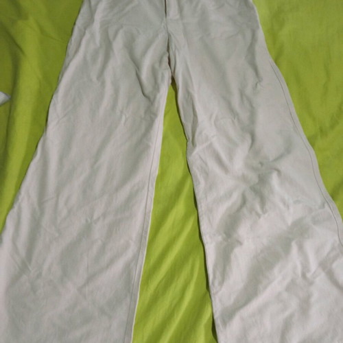 White Zara pants like new, size M
