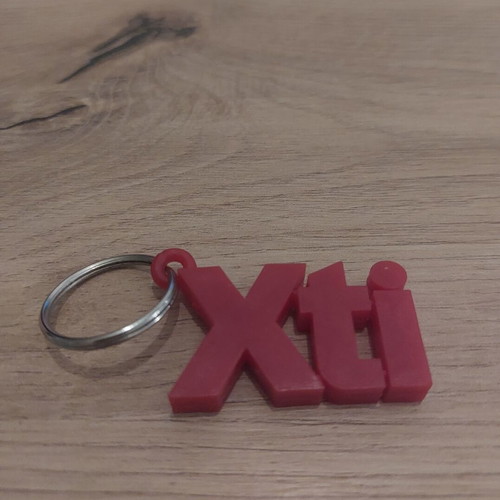 Xti keychain red new