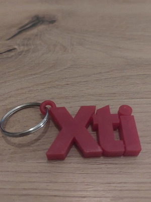 Xti keychain red new
