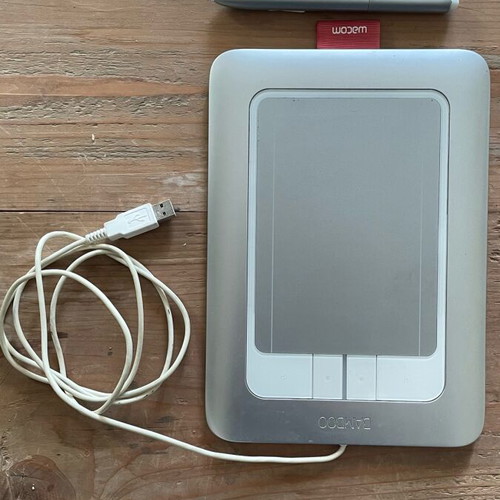 Wacom BambooFun tablet used, Pen&Touch graphic tablet